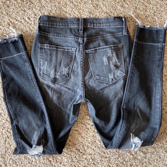 KanCan faded black jeans size 25 - Picture 2 of 3